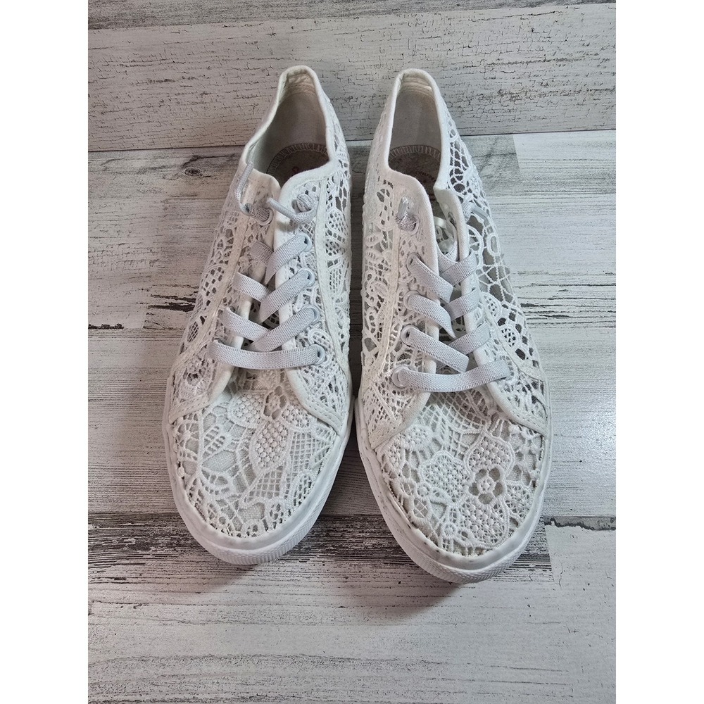 Jellypop White Lace Sneakers